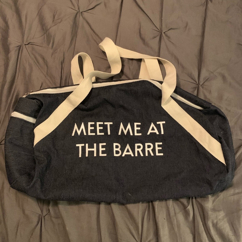 Private Party Denim Gym Bag